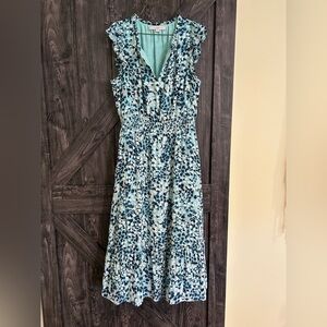 Bundle of 2 LOFT Ann Taylor Teal Maxi Dresses. Size M